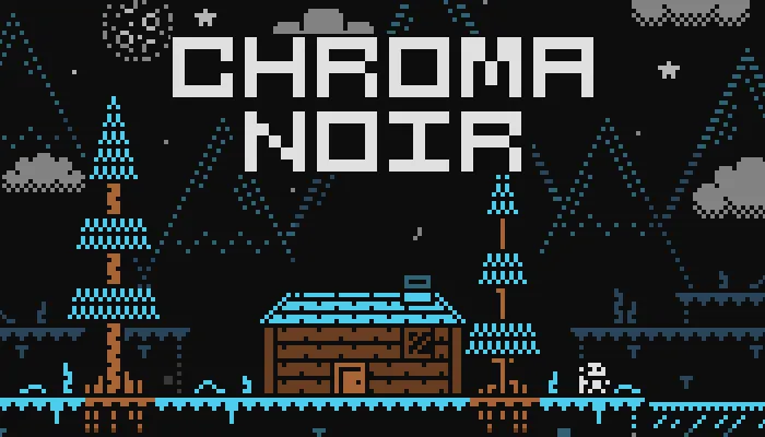 Chroma Noir Arctic - Platformer 1-Bit (8x8)