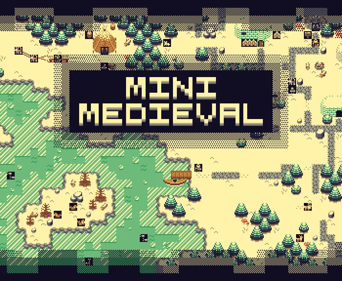 Mini Medieval Arctic - RTS & RPG Top-Down (8x8 Pixel Art)