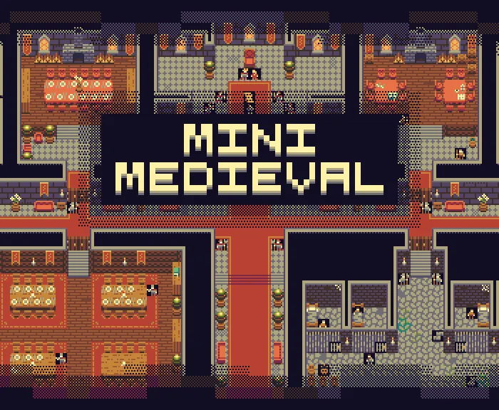 Mini Medieval Kingdom Interior - RTS & RPG Top-Down (8x8 Pixel Art)