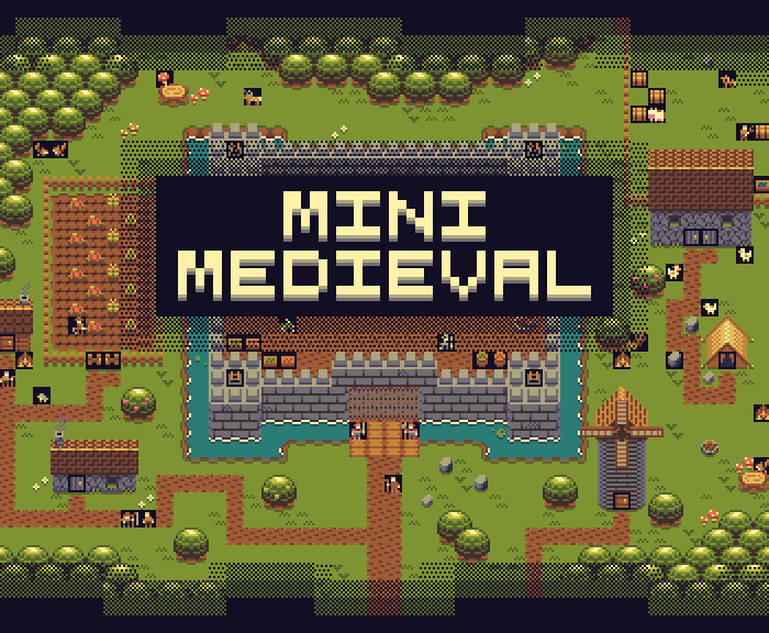 Mini Medieval - RTS & RPG Top-Down (8x8 Pixel Art)