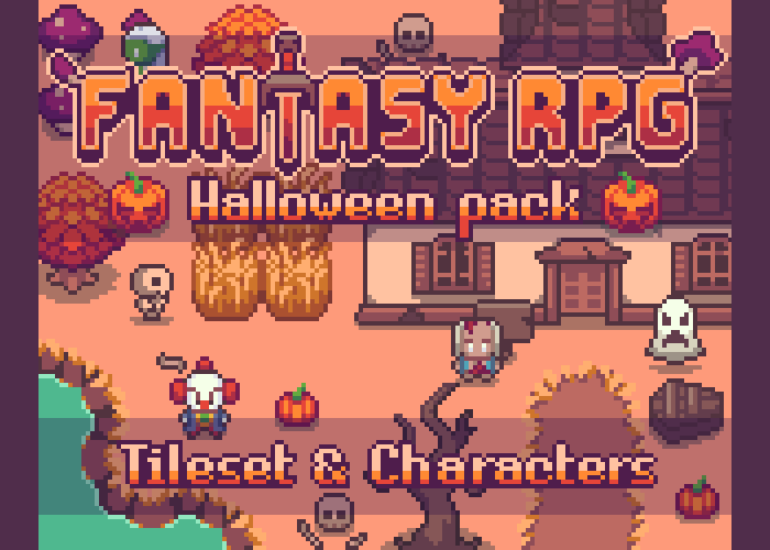 Fantasy RPG halloween pack