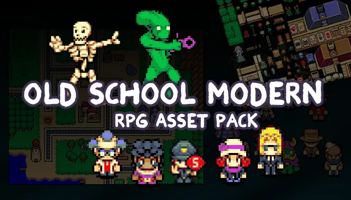 Old School Modern RPG Asset Pack