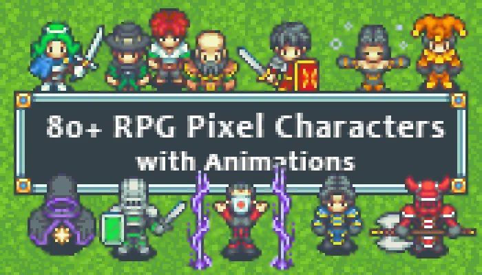 Over 80 RPG Characters w Animations