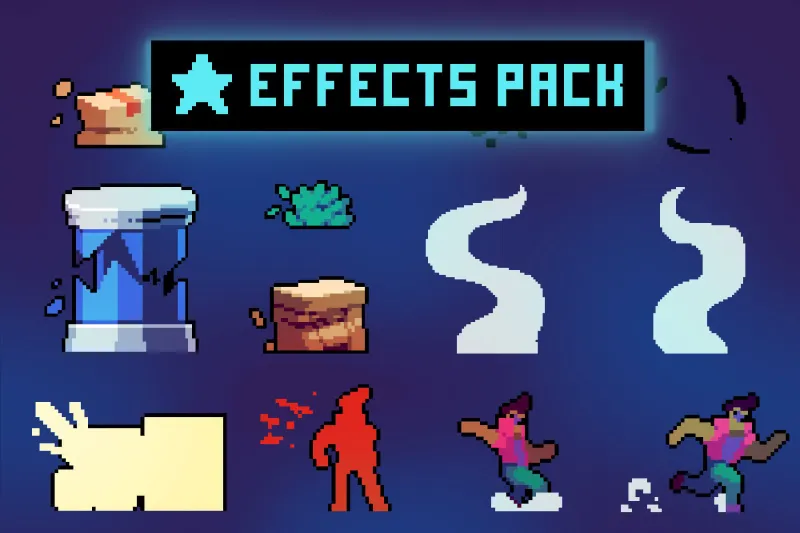 Free Effects for Platformer Pixel Art Pack