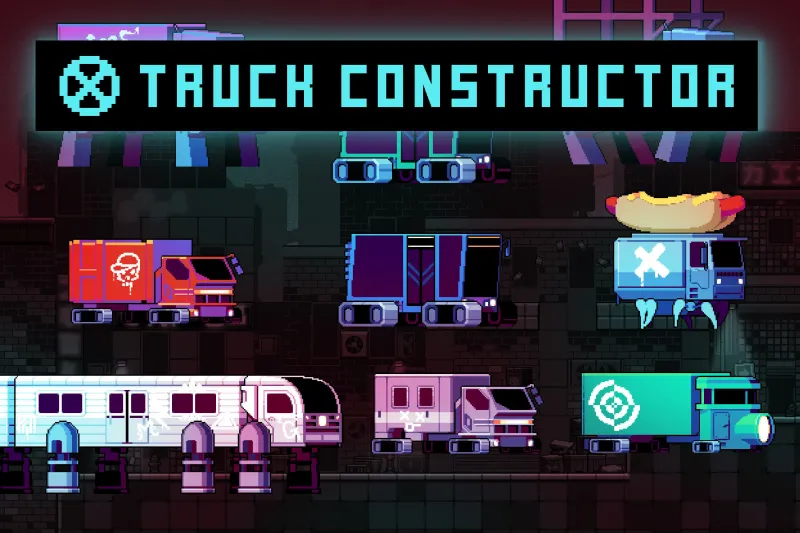 Free Truck Constructor Pixel Art