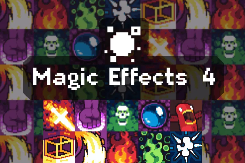 Magic Effects Pixel Art Asset Pack 4