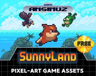 Sunny Land - 2D Platformer Pixel Art Collection