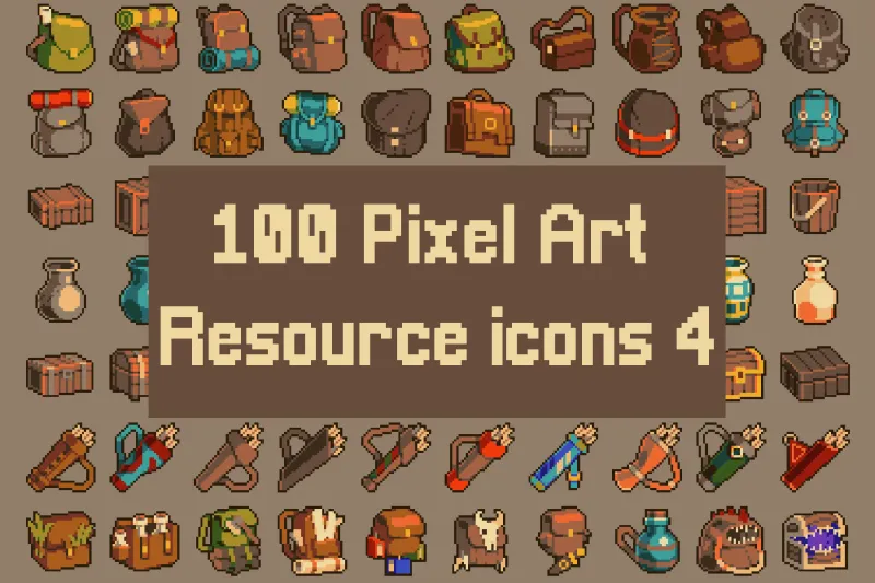 Things for RPG Game 32×32 Pixel Art