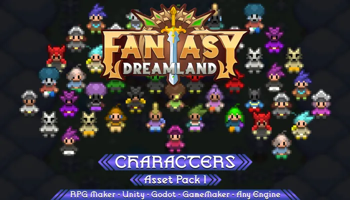 Character RPG Sprites W1 - Fantasy Dreamland