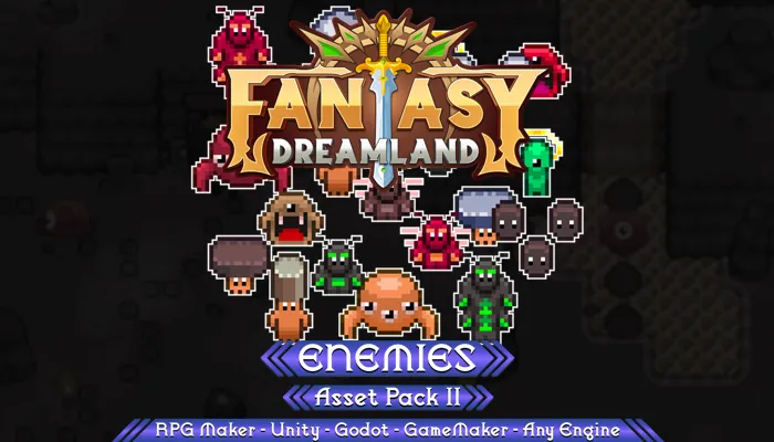 Enemies RPG Sprites 2 - Fantasy Dreamland