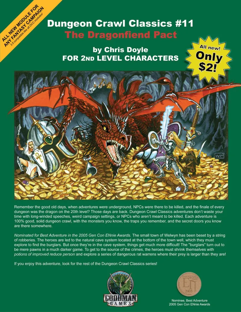 Dungeon Crawl Classics #11: The Dragonfiend Pact