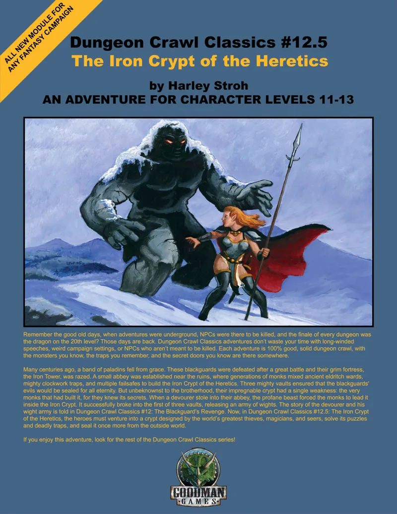 Dungeon Crawl Classics #12.5: Iron Crypt of the Heretics