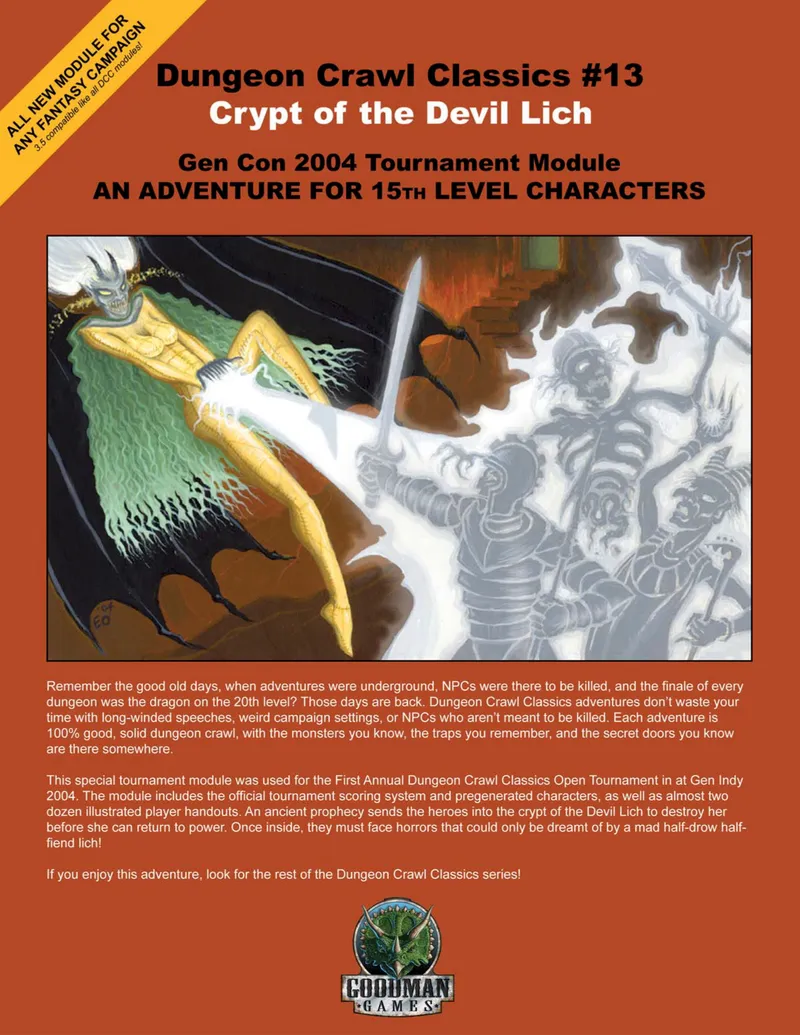 Dungeon Crawl Classics #13: Crypt of the Devil Lich