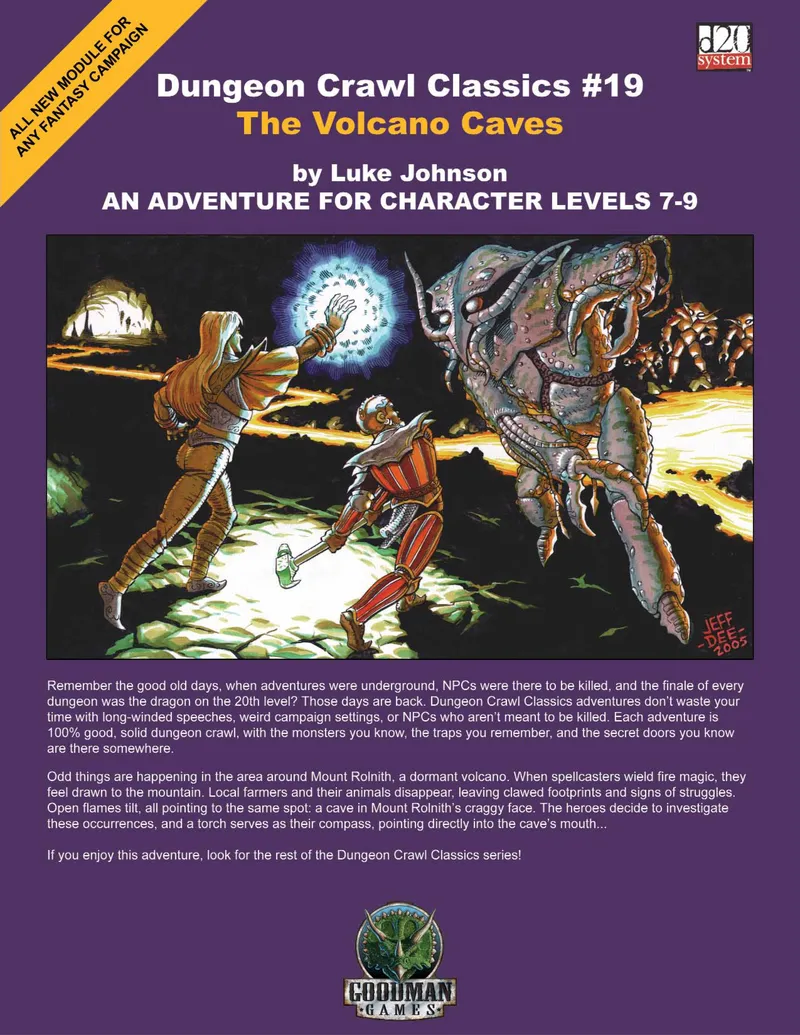 Dungeon Crawl Classics #19: The Volcano Caves