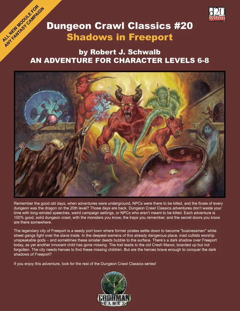 Dungeon Crawl Classics #20: Shadows in Freeport