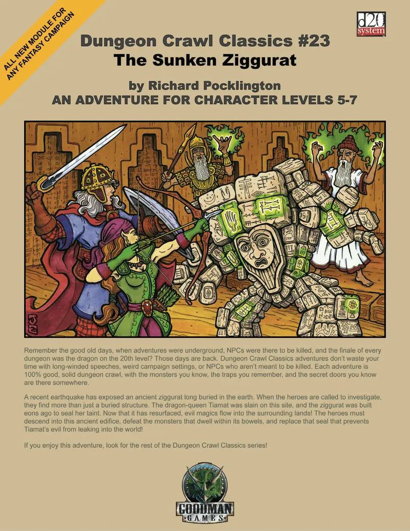 Dungeon Crawl Classics #23: The Sunken Ziggurat