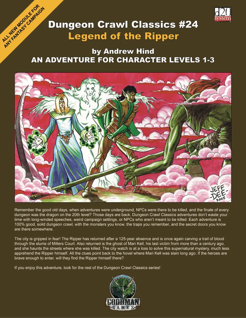 Dungeon Crawl Classics #24: Legend of the Ripper