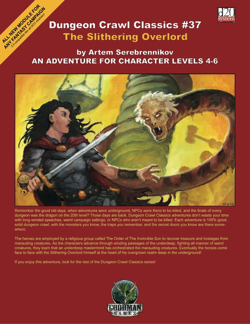 Dungeon Crawl Classics #37: The Slithering Overlord