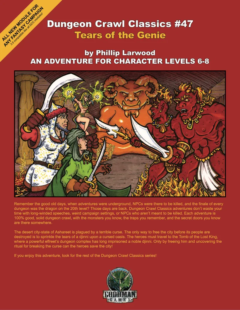 Dungeon Crawl Classics #47: Tears of the Genie