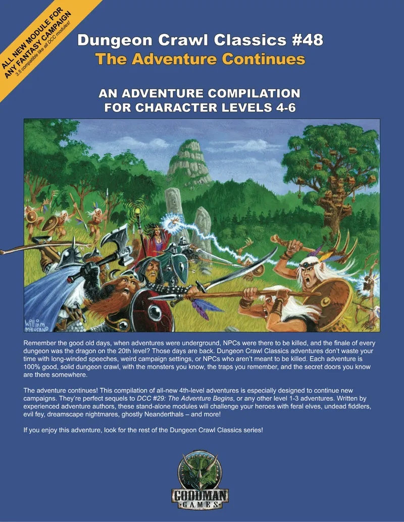 Dungeon Crawl Classics #48: The Adventure Continues