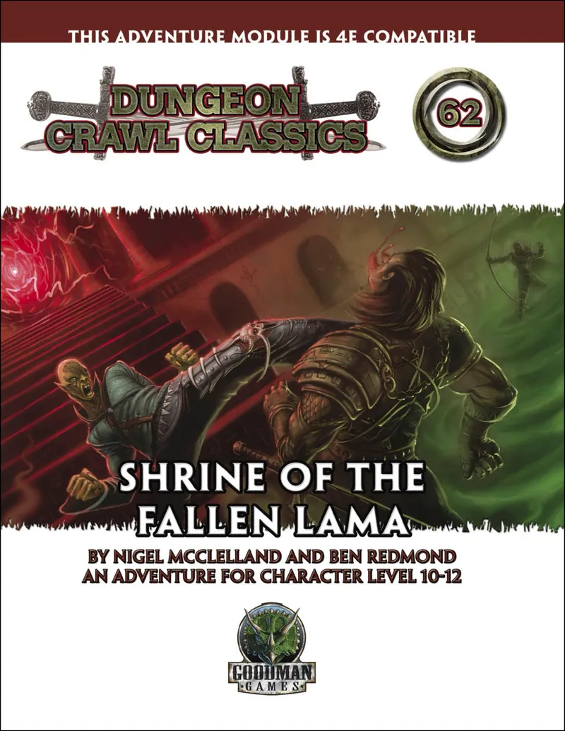 Dungeon Crawl Classics #62: Shrine of the Fallen Lama