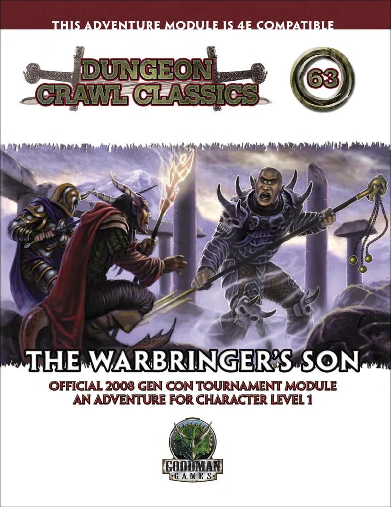 Dungeon Crawl Classics #63: The Warbringer's Son