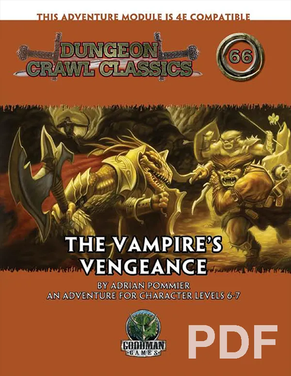 Dungeon Crawl Classics #66: The Vampire's Vengeance