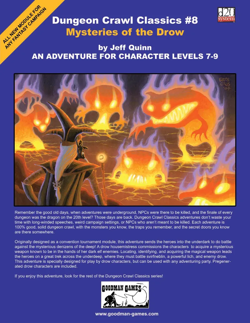 Dungeon Crawl Classics #8: Mysteries of the Drow