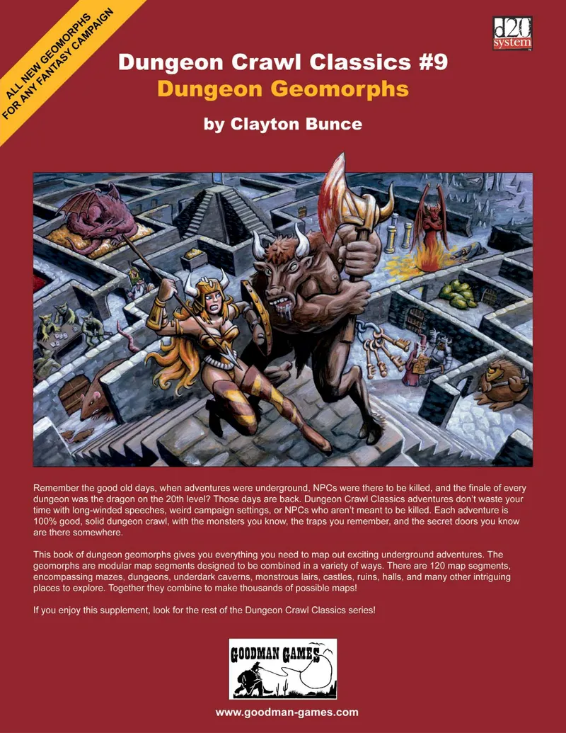 Dungeon Crawl Classics #9: Dungeon Geomorphs