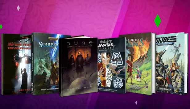 SPRINGFLING 2026 Physical Tabletop RPG Core Book Bundle