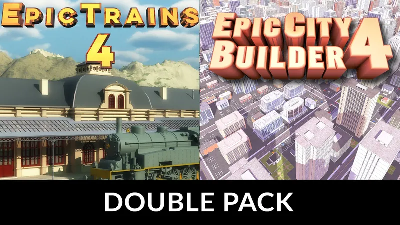 Epic City 4 & Epic Trains 4 Double Pack