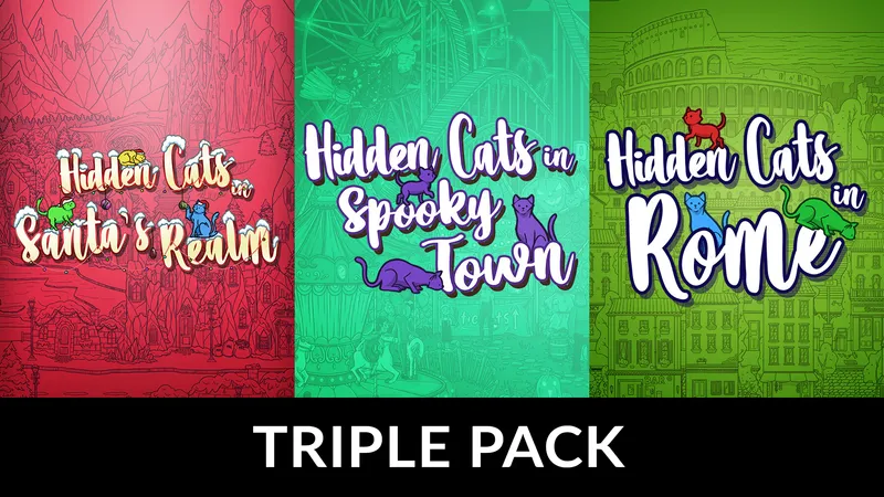 Hidden Cats Triple Pack 2