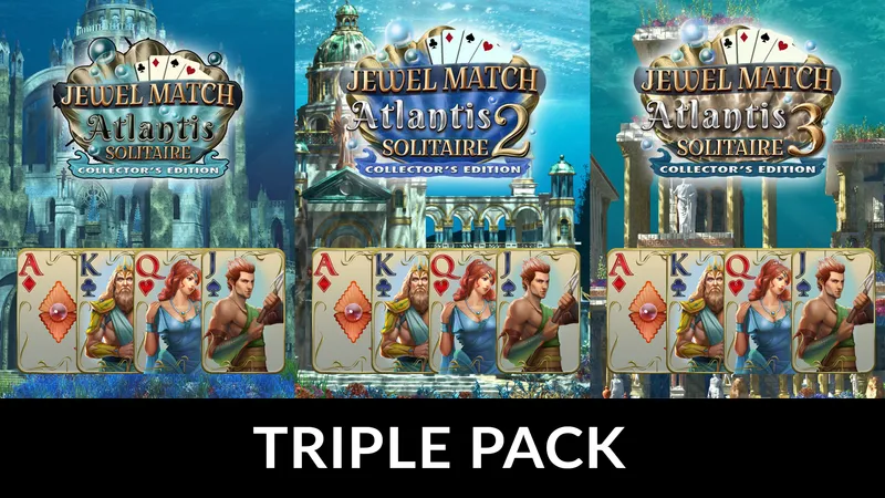 Jewel Match Atlantis Triple Pack