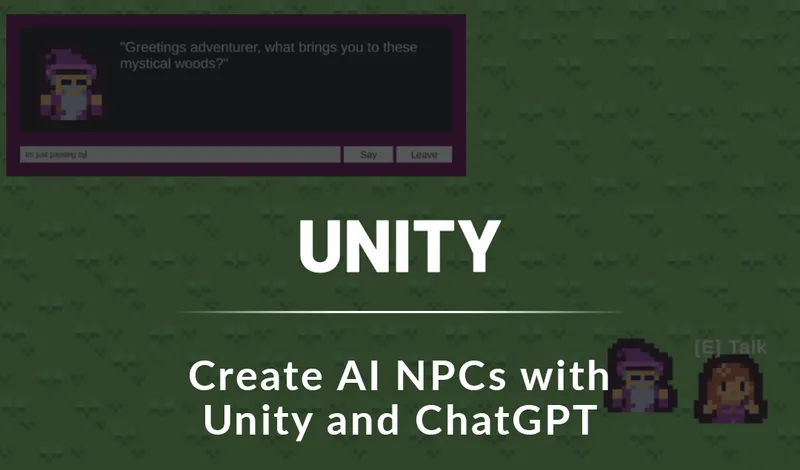 Create AI NPCs with Unity and ChatGPT