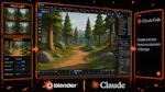 Environment Modeling with Blender using Claude Code