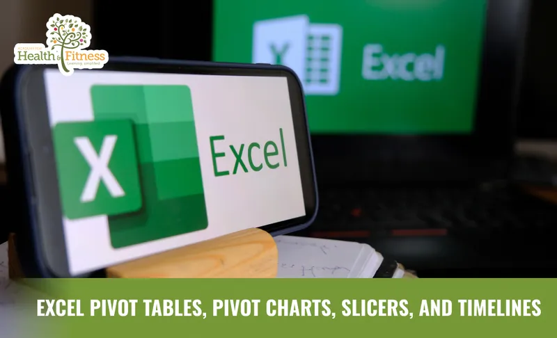 Excel Pivot Tables, Pivot Charts, Slicers, and Timelines