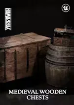 Medieval Props Vol. 4 - Wooden Chests (Lootable)