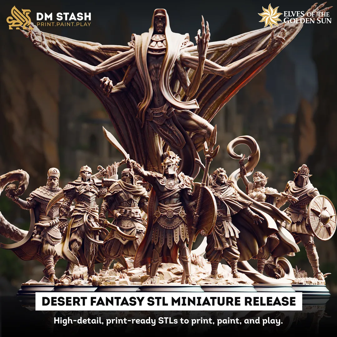 DMStash February 2026 - Elves of the Golden Sun Preview